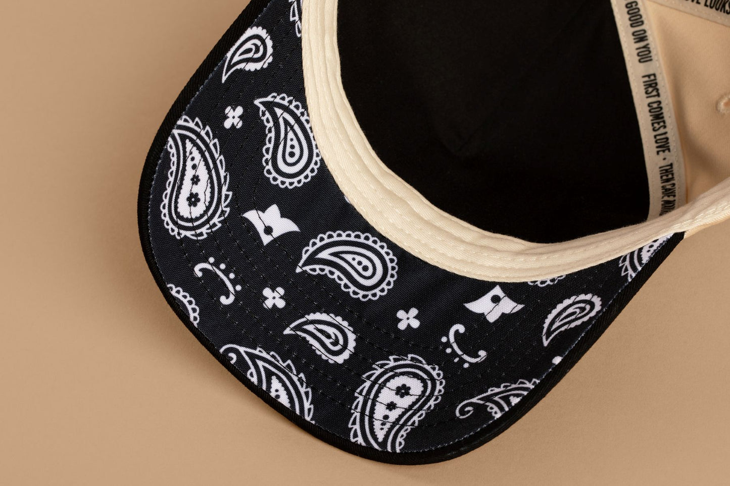 Wife Club Snapback - Cream and Black