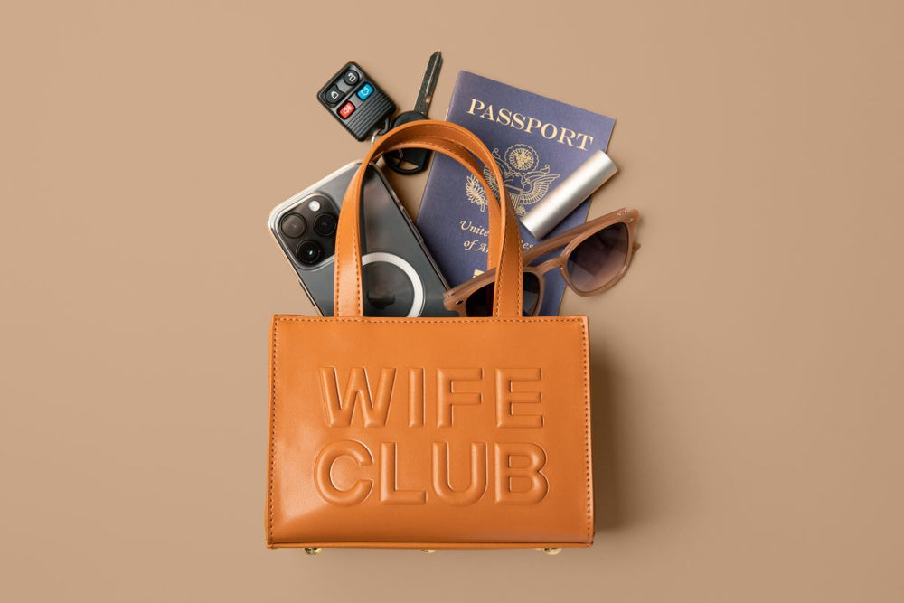 
                  
                    Wife Club Mini Vegan Leather Tote Bag
                  
                