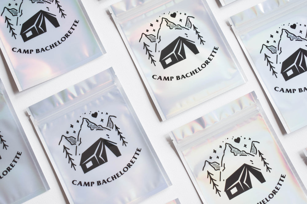 Camp Bachelorette Recovery Kit - Bachelorette Holographic Party Favors