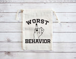 Worst Behavior Hangover Kit -  Bachelorette Party Favor - Bachelorette Party Gift